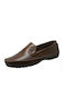 Men's Leather Moccasins Tabac Brown