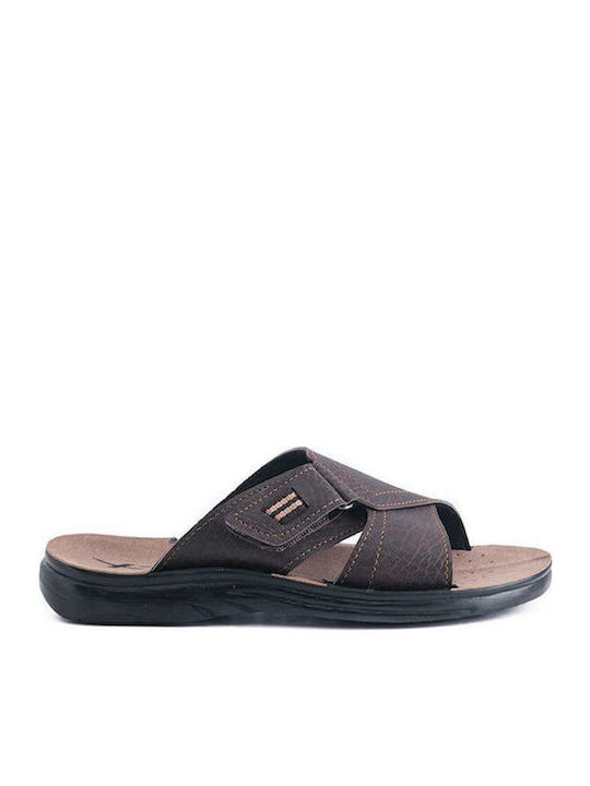 Men's Sandals Plain Brown