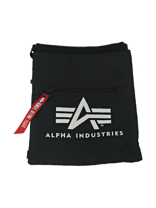 Alpha Industries Τσάντα Πλάτης Γυμναστηρίου Μαύρη