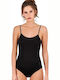 Frauen Bodysuit mit Spitze Schwarz