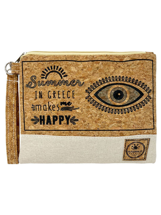 Sungrace Toiletry Bag Summer In Greece Makes Me Happy 26cm
