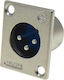 Lz Stecker XLR männlich 5Stück Silber (01.095.0013)