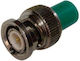 Ultimax Plug BNC male 5pcs Green (01.100.0033)