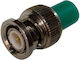 Ultimax Plug BNC male 5pcs Green (01.100.0033)
