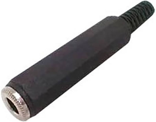 Lz Plug 6.3mm Jack mono female 10pcs Black (01.111.0031)