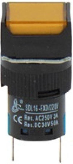 LED Anzeigelampe Gelb 10Stück 02.011.0115