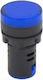 LED Indicator Light 230V Blue 10pcs 02.011.0049
