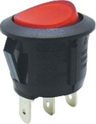 On-Off switch Rocker with Lighting Red 1pcs