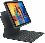 Zagg Pro Keys Flip Cover Plastic cu Tastatură Engleză Marea Britanie Charcoal (iPad 2022 10.9'' - iPad 2022 10,9") 103410814