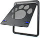 Door Dog & Cat made of Plastic in Gray Color 29 x 29 x 29cm