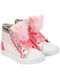 Billieblush Kinder-Sneaker Hoch Silber