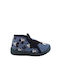 Disney Boys Closed-Toe Bootie Slippers Navy Blue