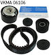 SKF Set of Car Engine Belt for Opel Vivaro Renault Avantime / Clio / Espace Chrysler Voyager Dacia Duster VKMA 06106