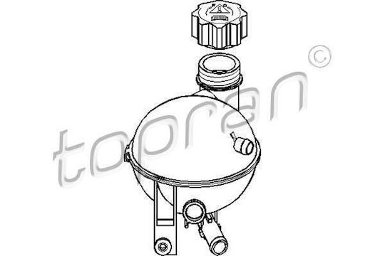 Topran Car Water Tank for Peugeot 307