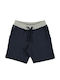 Kinder-Shorts/Bermudas Stoff Marineblau