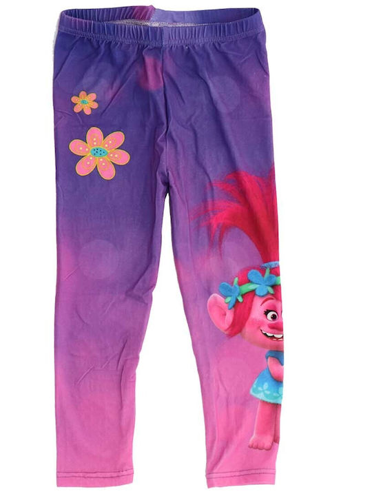 Kids Legging Long Purple