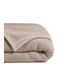 La Redoute Interieurs Woolmark Pătură Blănoasă Semi-dublă 180x220 cm Bej