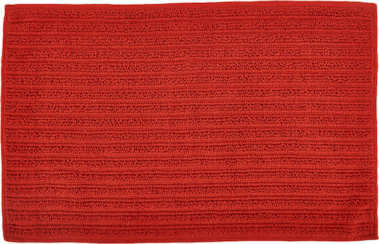 Badematte Baumwolle Rechteckig Nadia 05588.002 Rot 50x80cm
