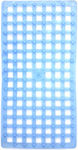 Διάφανο Bathtub Mat with Suction Cups Turquoise 37x72cm