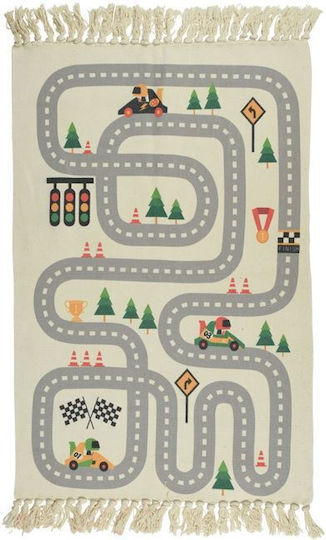 Next Kids Synthetic Rug Car track 80x120cm