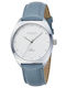 Strand by Obaku Women's Watch with Gray Leather Strap