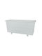 Sic Plast Ζαρντινιέρα Πλαστική Λευκή 51.5x25.5x24.5εκ.