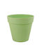 Sic Plast DECO Pot Plastic Bay Leaf Mint 22x22x21cm.
