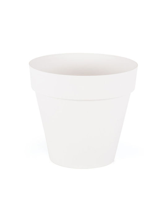 Serinova Flower Pot in White Color