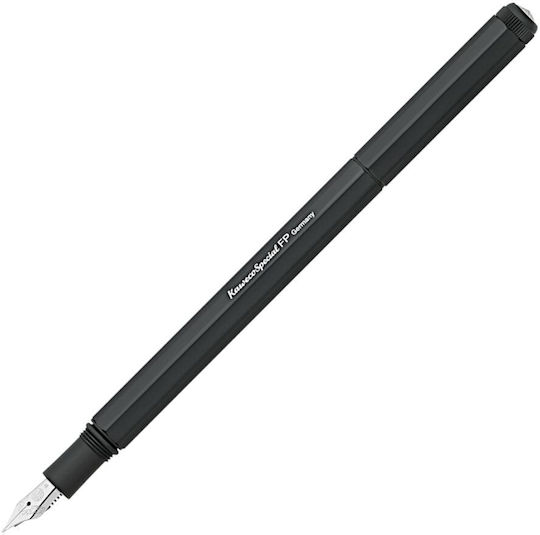 Kaweco Special Πένα Γραφής Fine Μαύρη από Αλουμίνιο με Μαύρο Μελάνι