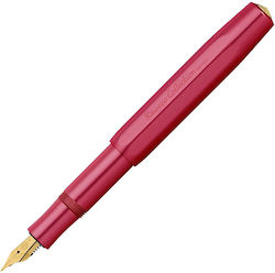 Kaweco COLLECTION Writing Pen Broad Red made of Aluminum with Red Ink