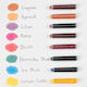 Schneider 6 Replacement & Pen Inks for Fountain Pen Pink