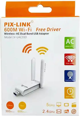 Pix-Link 2.4/5GHZ USB Netzwerkadapter