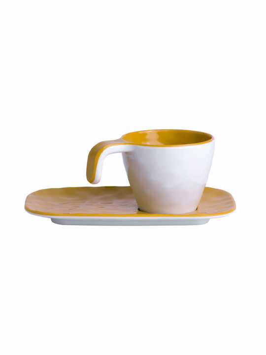 Marine Business Set Tassen Kaffee Kunststoff Gelb 6Stück
