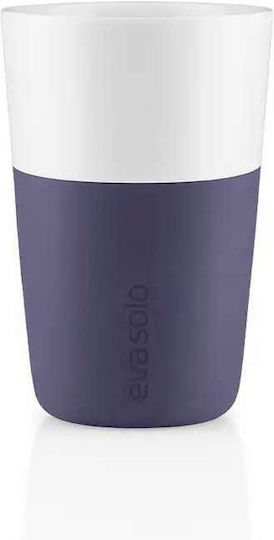 Eva Solo Set Căni Maro Din porțelan Albastru 360ml 2buc