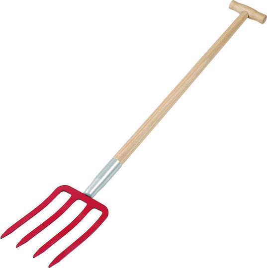 Lux Tools Вилица за градина с копие 4 зъба Зъба