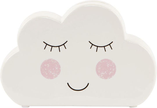 Sass & Belle Kids Ceramic Money Box Sweet Dreams White 16.5x4.5x11cm