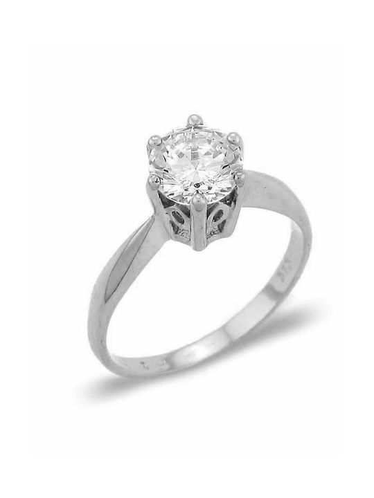 Paraxenies Single Stone from White Gold 14K