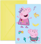 Procos Invitations Peppa Pig 6pcs 94113