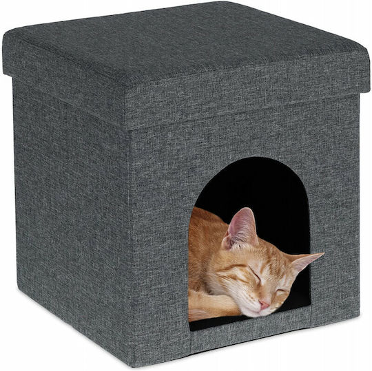Relaxdays Relaxdays Katzenbett Grau