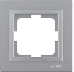 Mono Electric Рамка на ключ 1 Място Вертикално монтиране в Бял Цвят 500-002136160
