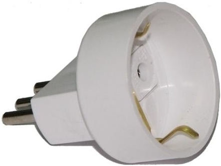 Female Schuko Plug White