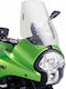 Puig Transparentes Visier Motorrad Touring für Kawasaki Versys 650 4360W