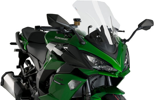 Puig Motorcycle Windshield & Windscreen Transparent Visor for Kawasaki Ninja ZX - 10 R 20471W
