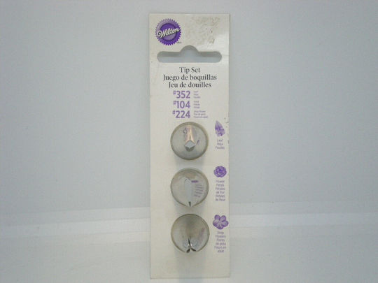Κορνέ Μύτες Μεταλλικές Σετ 3 Τεμ Wilton 020.60.503