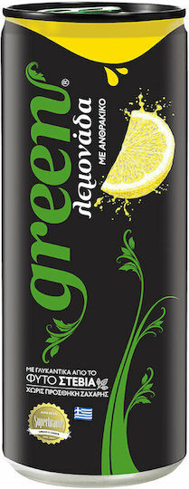 Green Cola Λεμονάδα με Ανθρακικό, Χωρίς Ζάχαρη σε Κουτί 330ml