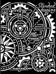 Stamperia Στένσιλ Σχεδίων compass