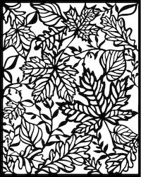 Stamperia Stencil Designs Leaves