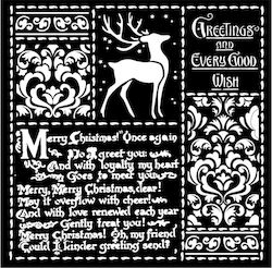 Stamperia Stencil Designs Christmas