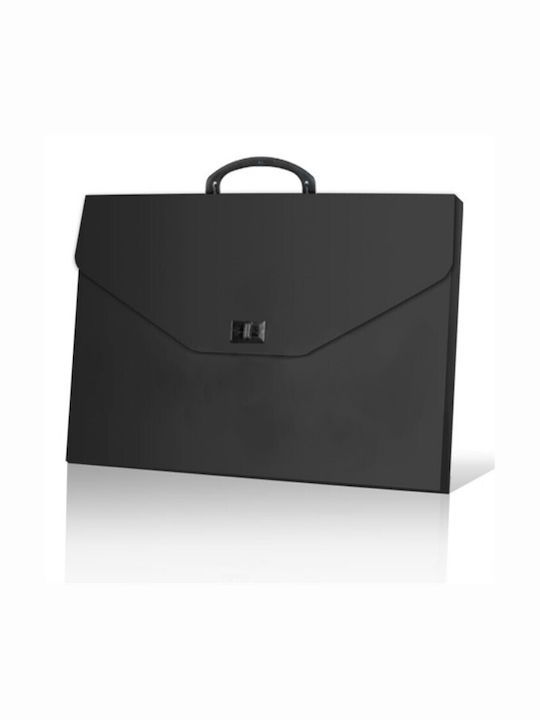 Plastiktasche für Entwürfe 38x5x28cm Schwarze