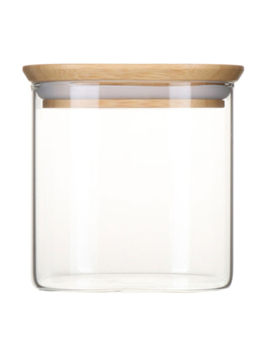 Glass General Use Vase with Lid 800ml